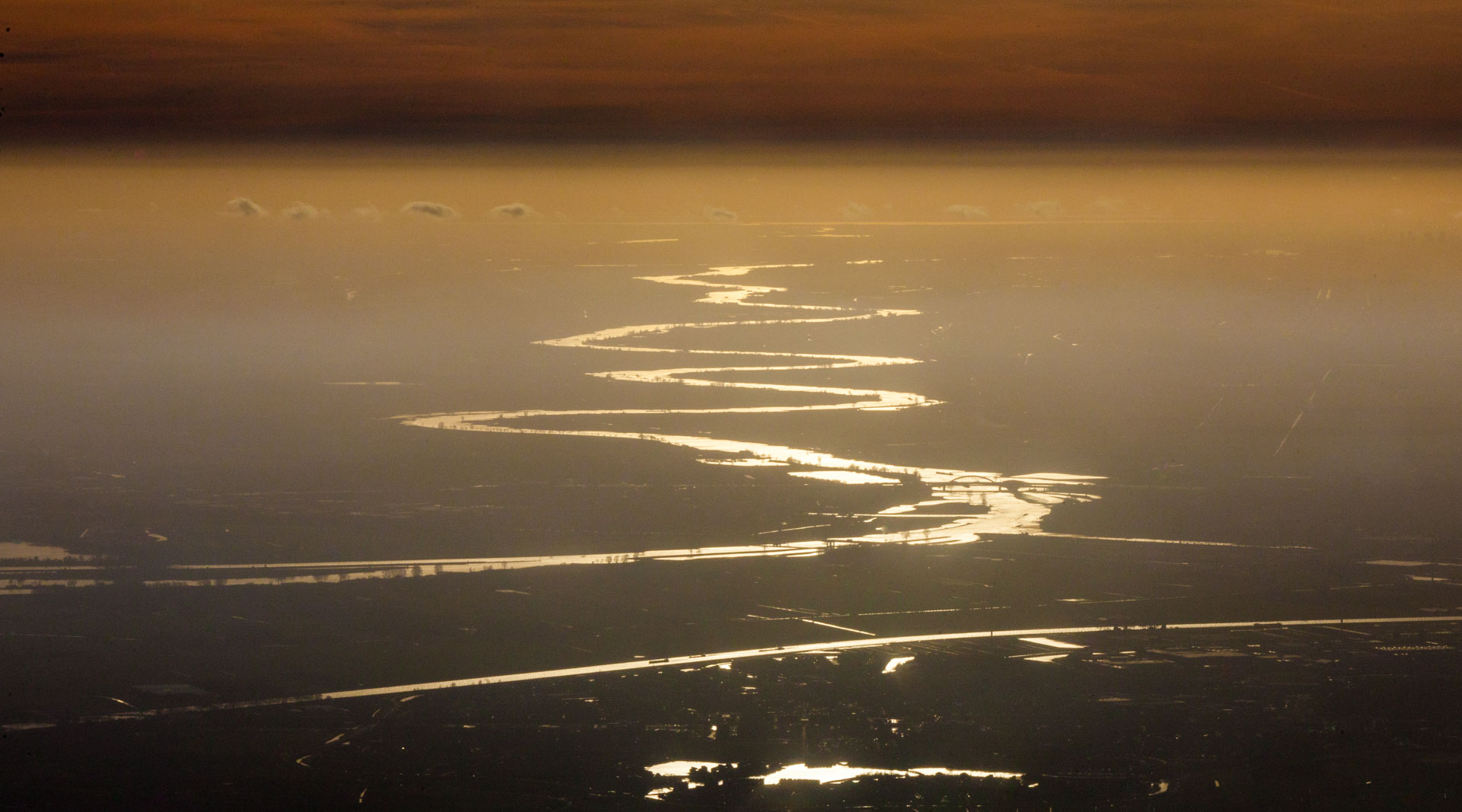 De Lek, vanaf Nieuwegein, zo'n beetje tot aan de Noordzee